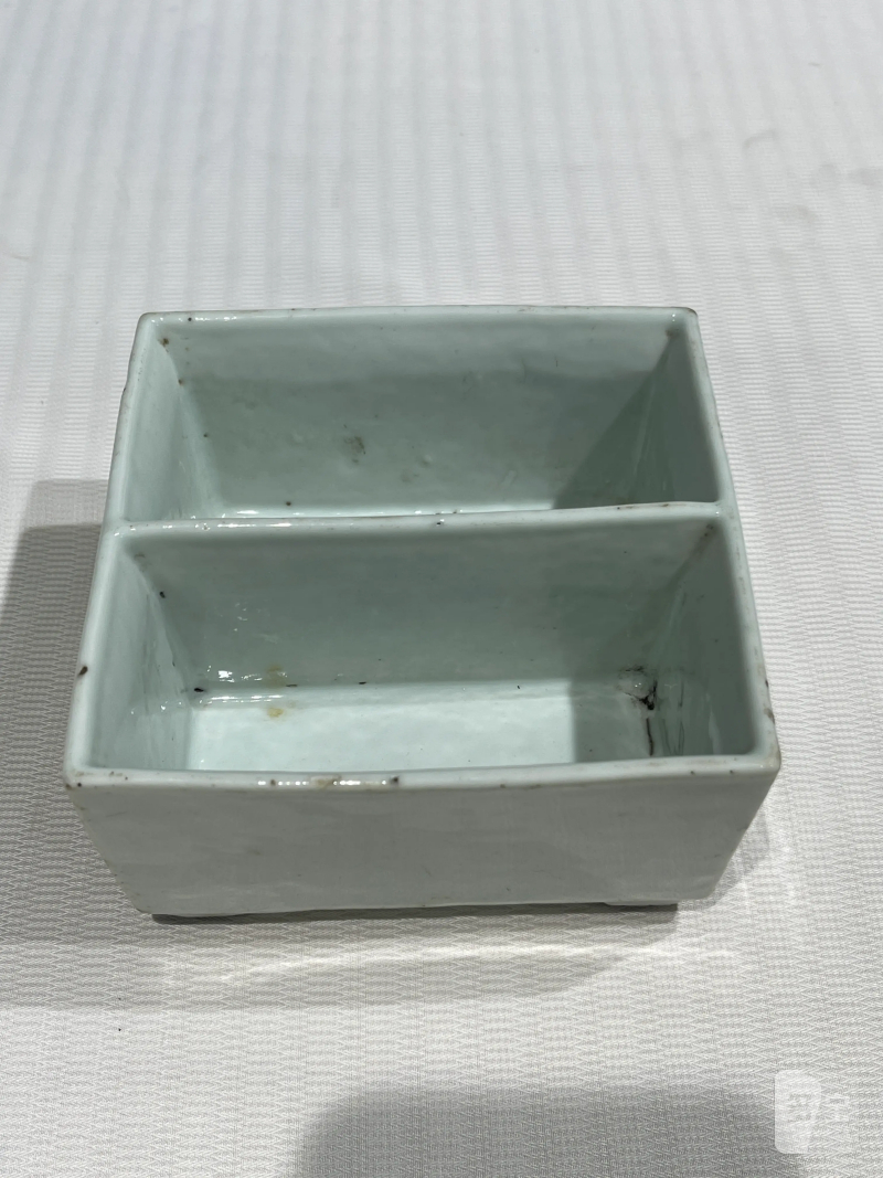 清代 颜色釉、青花瓷器一组三件 - 图2
